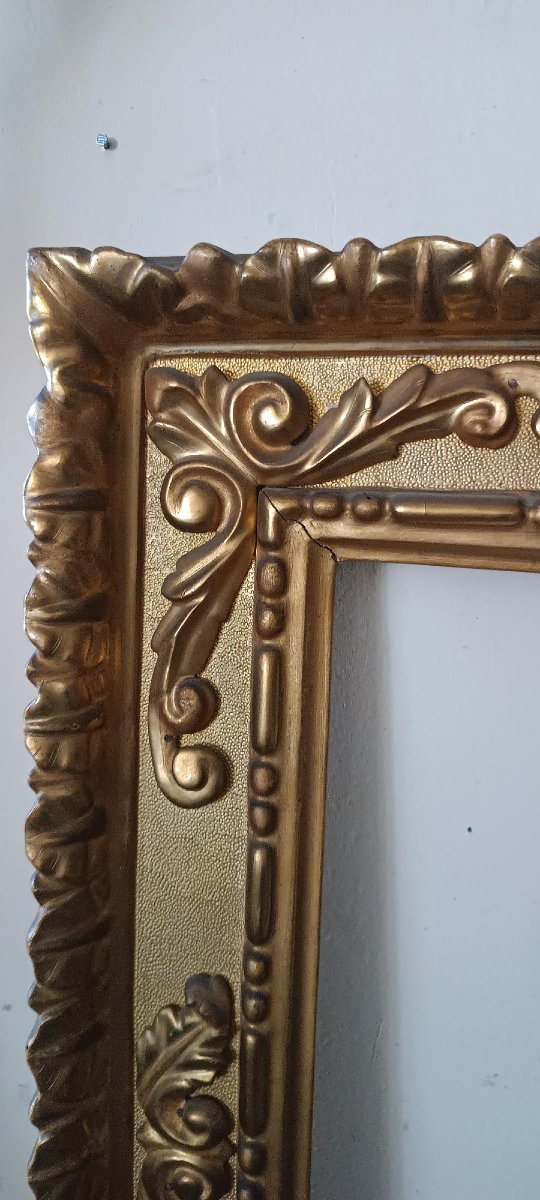 Antique Gilded Wooden Frame-photo-1
