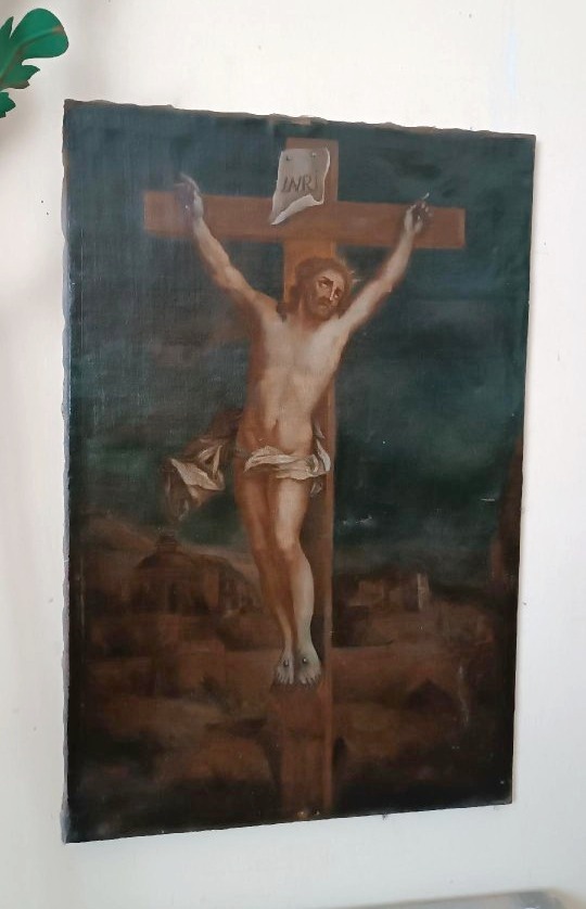 Antique Oil On Canvas, 