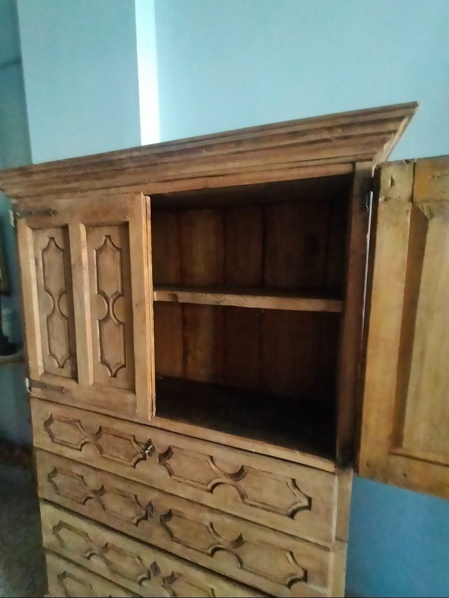 Antique Mobile Sideboard With Drawers-photo-4