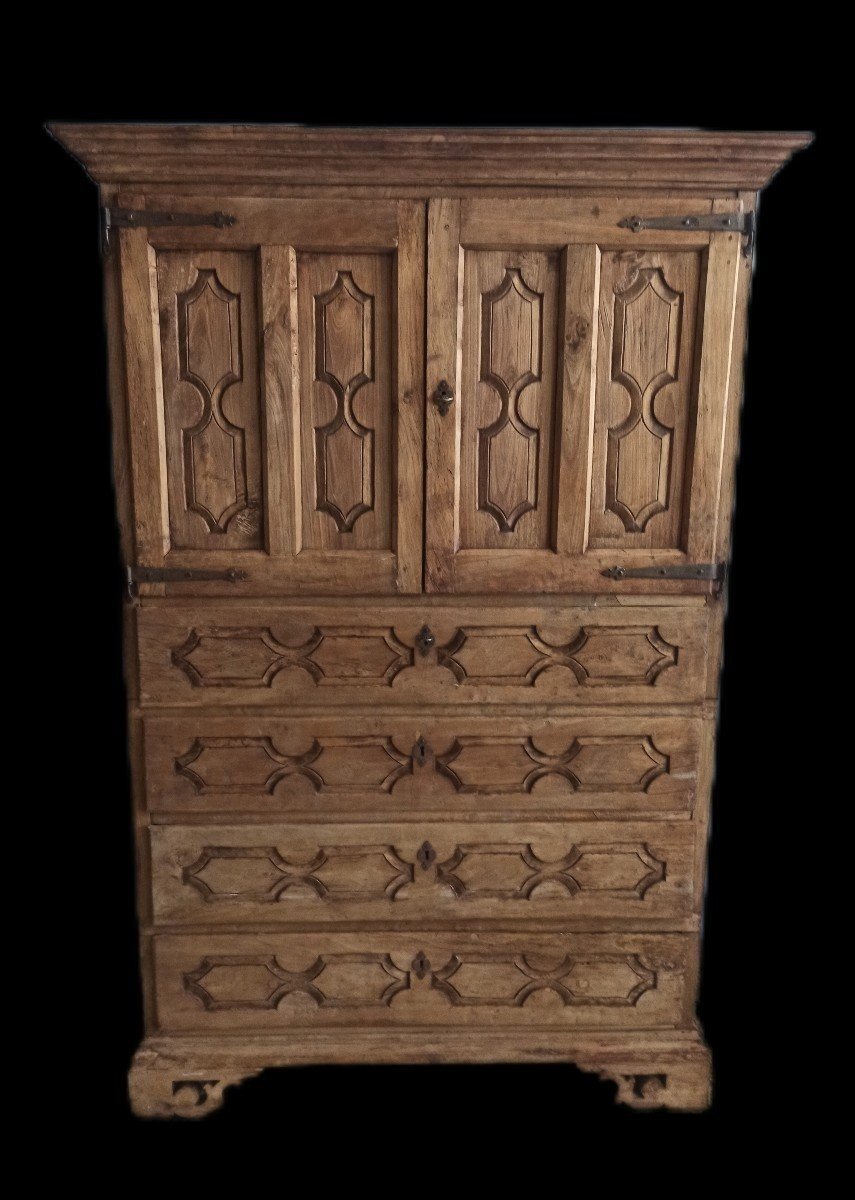 Antique Mobile Sideboard With Drawers