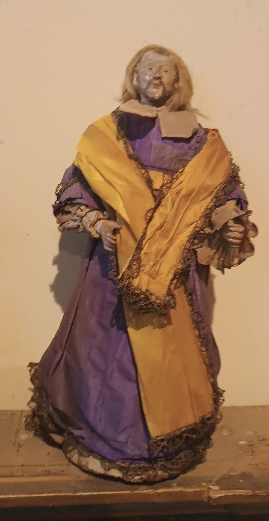 Paire de petits mannequins anciens du XVIIIe siècle, Italie-photo-2