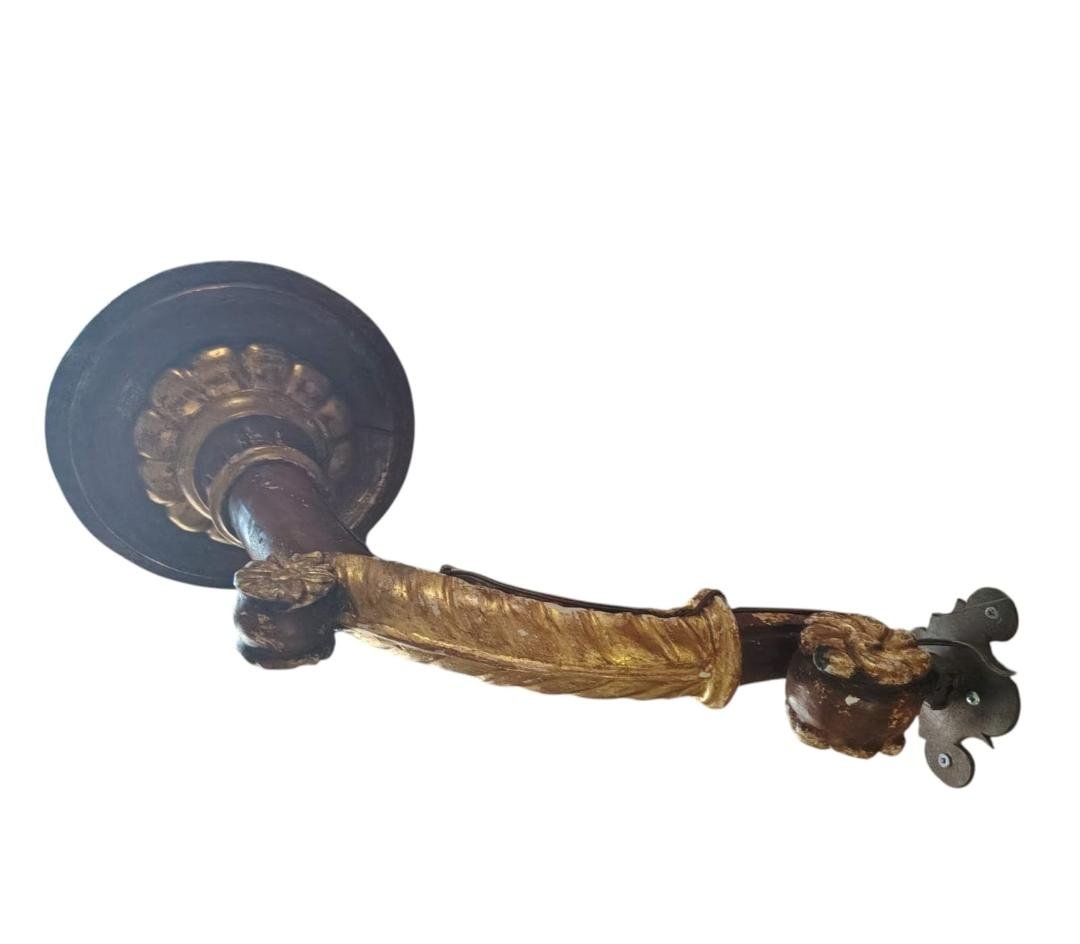  A Pair Of 19th-century Italian Empire-style Wall Sconces-photo-4