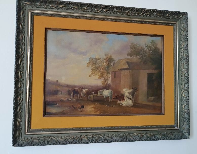 Oil On Canvas, 19th-century English School-photo-2