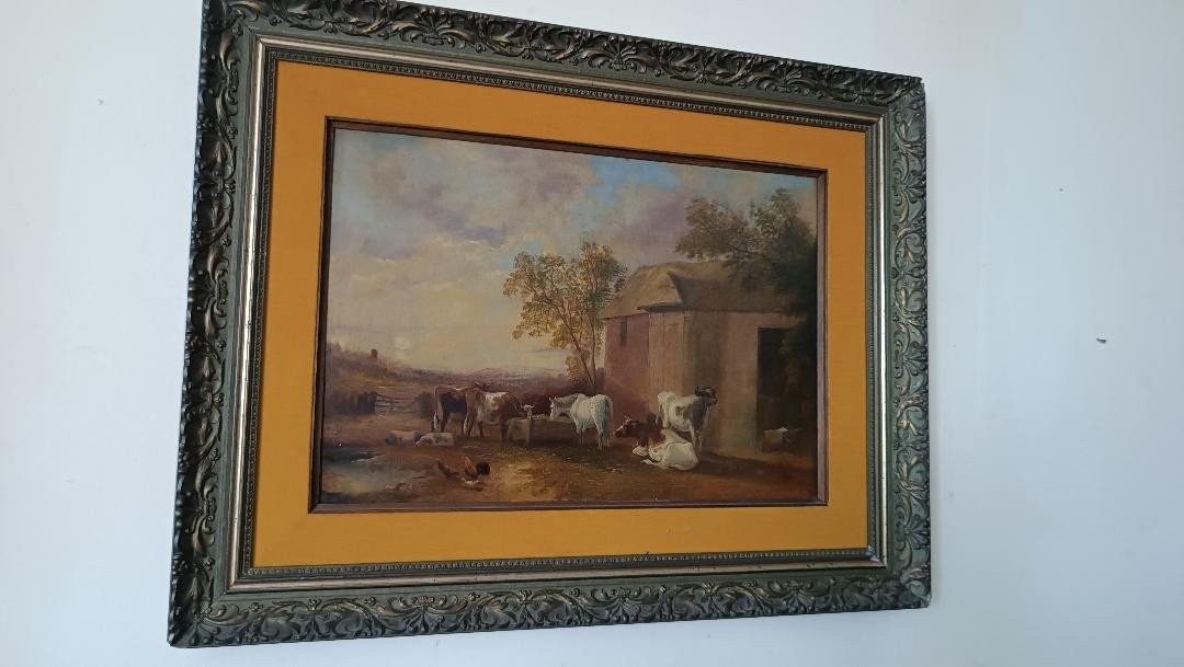 Oil On Canvas, 19th-century English School-photo-3