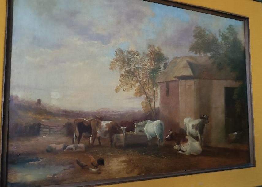 Oil On Canvas, 19th-century English School-photo-4