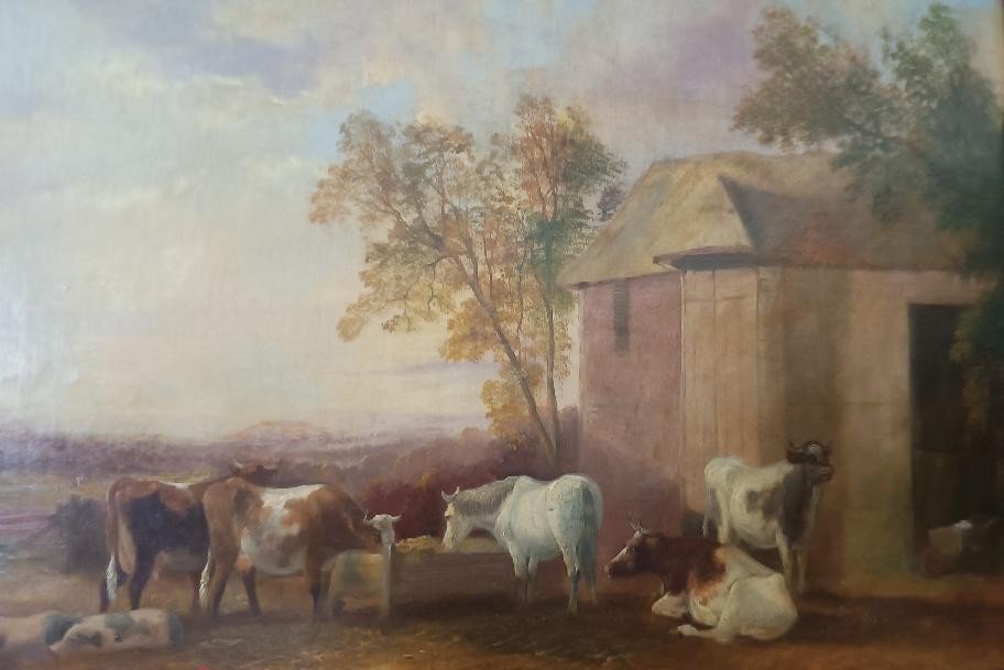 Oil On Canvas, 19th-century English School-photo-4