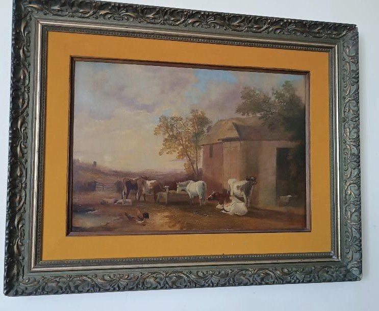 Oil On Canvas, 19th-century English School-photo-7