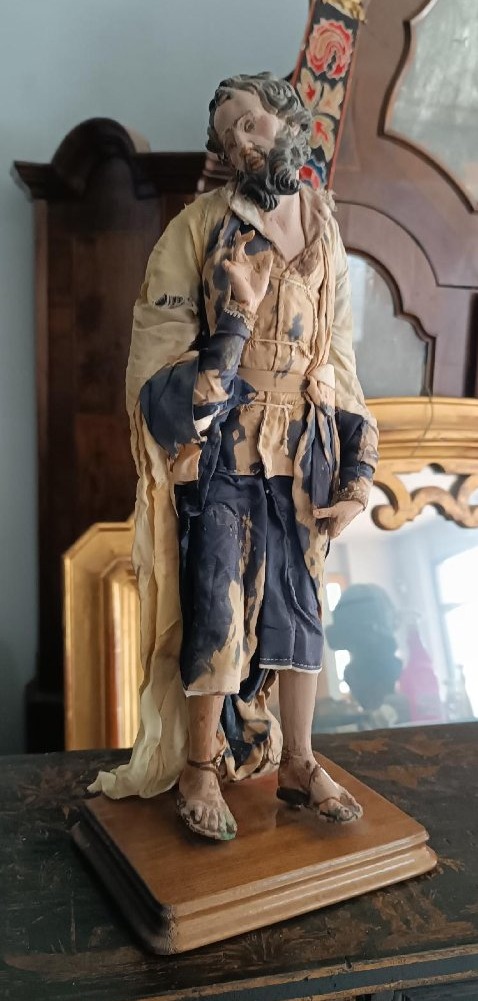 18th–19th-century Sculpture From Naples - Nativity Scene - Saint Joseph-photo-2