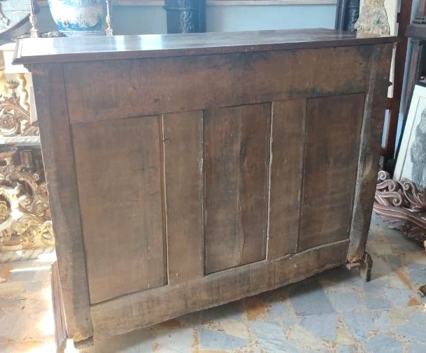 Buffet à deux portes en noyer du Piémont, XVIIIe siècle-photo-7