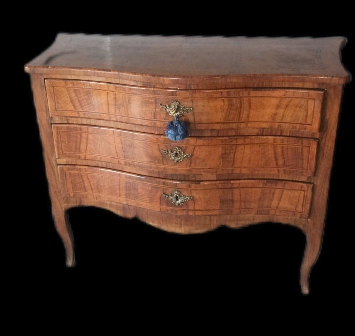 Commode Ancienne Louis XV - Italie Du XVIIIe Siècle-photo-2
