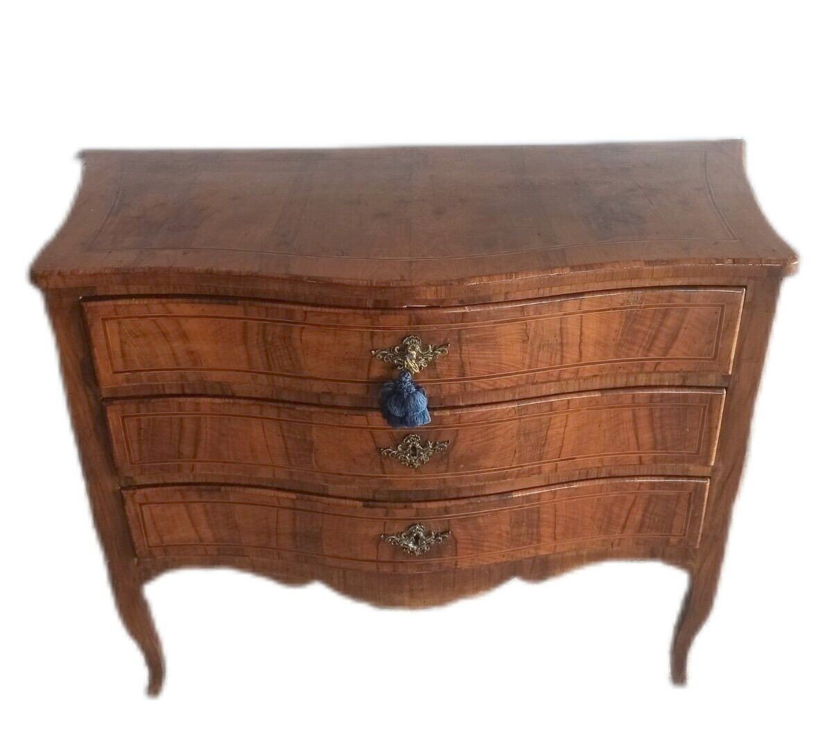 Commode Ancienne Louis XV - Italie Du XVIIIe Siècle-photo-3