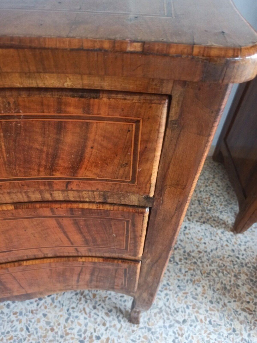 Commode Ancienne Louis XV - Italie Du XVIIIe Siècle-photo-4