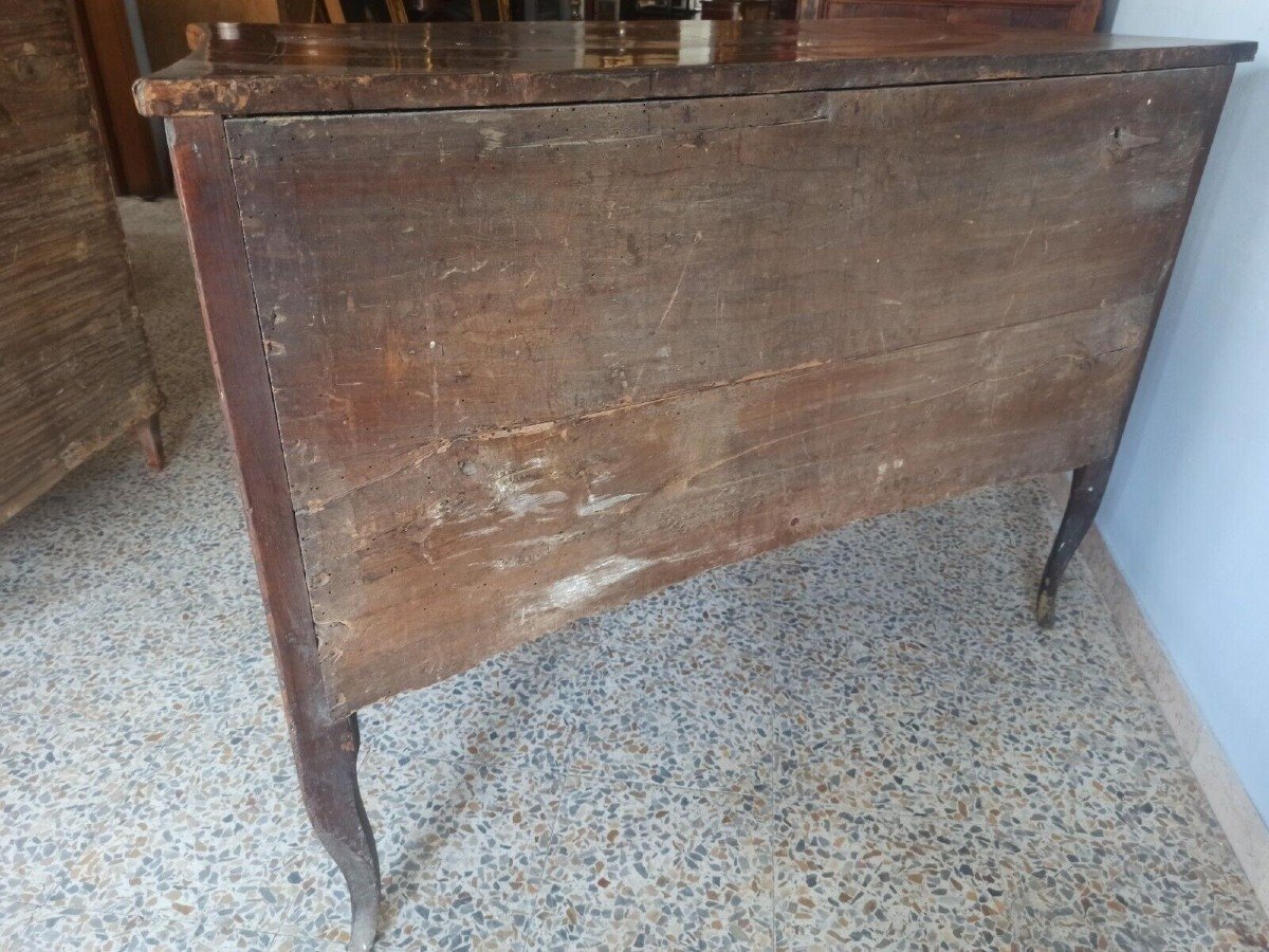 Commode Ancienne Louis XV - Italie Du XVIIIe Siècle-photo-3