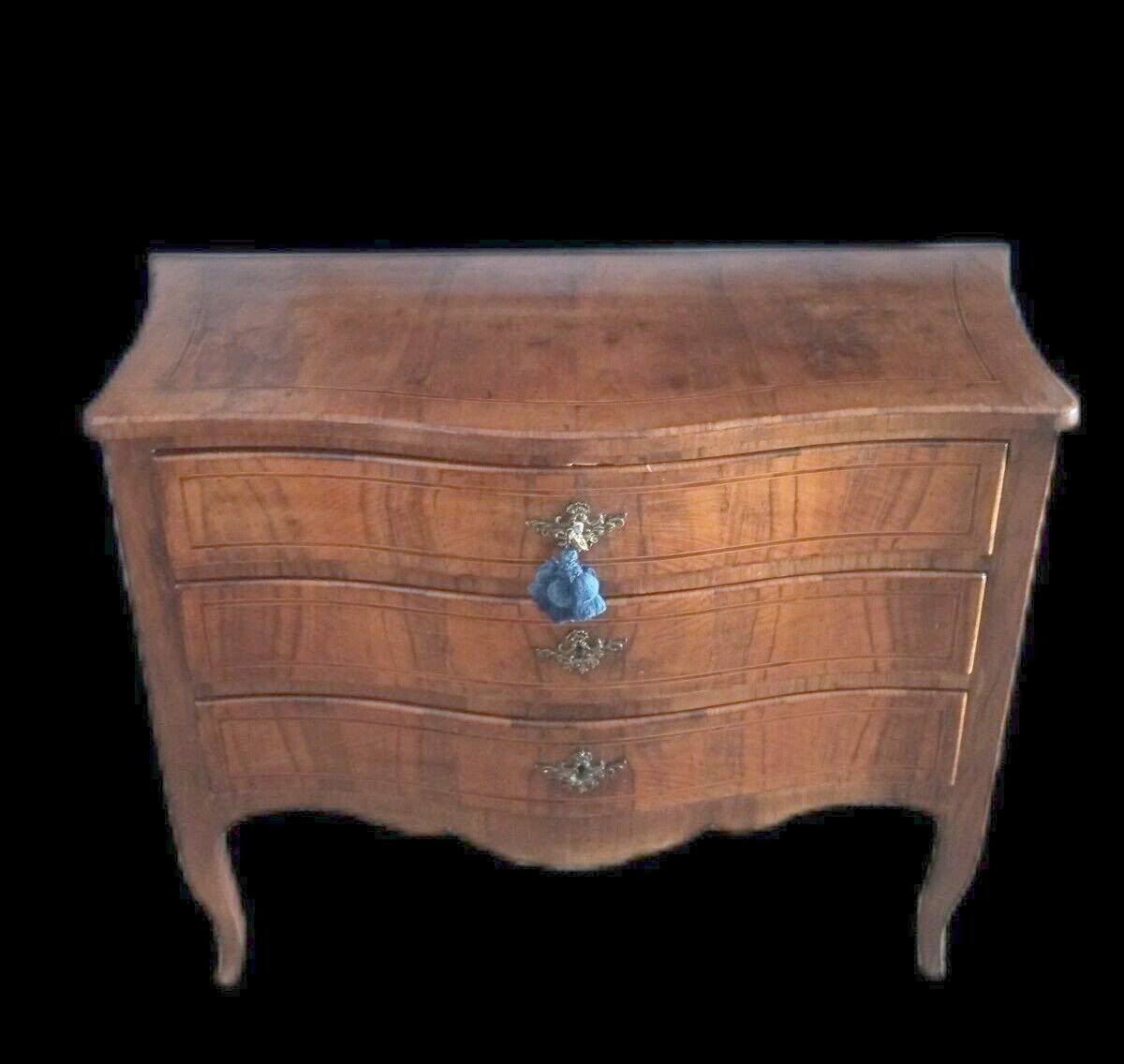 Commode Ancienne Louis XV - Italie Du XVIIIe Siècle-photo-4