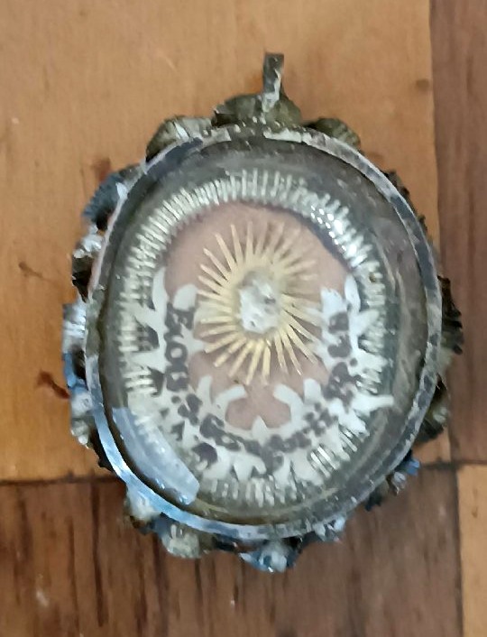 Ancienne relique en argent de saint Grégoire Ier (SAINT GREGORY LE GRAND), pape-photo-2