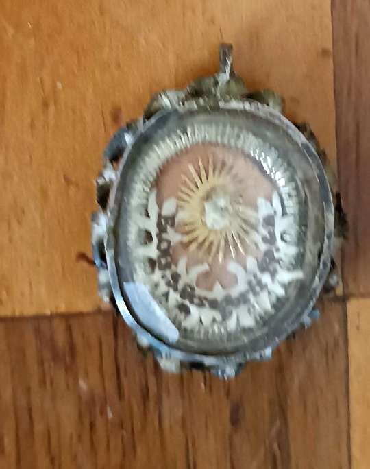 Ancienne relique en argent de saint Grégoire Ier (SAINT GREGORY LE GRAND), pape-photo-3