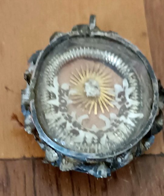 Ancienne relique en argent de saint Grégoire Ier (SAINT GREGORY LE GRAND), pape-photo-4