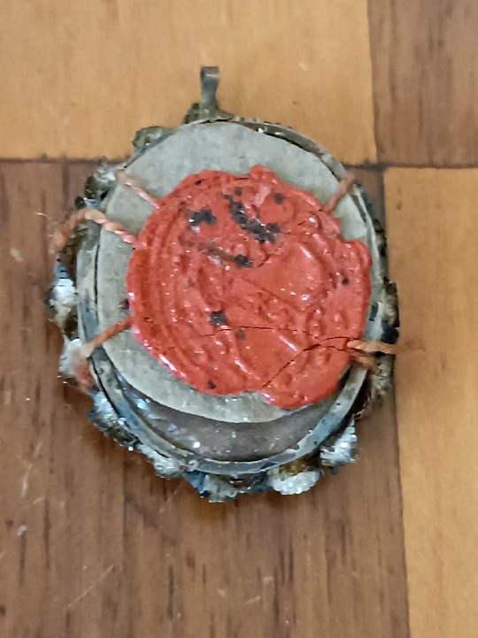 Ancienne relique en argent de saint Grégoire Ier (SAINT GREGORY LE GRAND), pape-photo-1