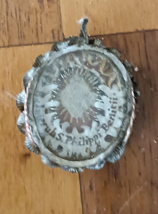 Ancient Silver Relic Of Saint Philip Benizzi -photo-2
