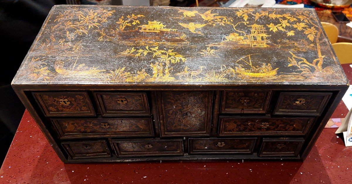 16th-century Coin Box—decorated In The Chinese Style—venice-photo-2