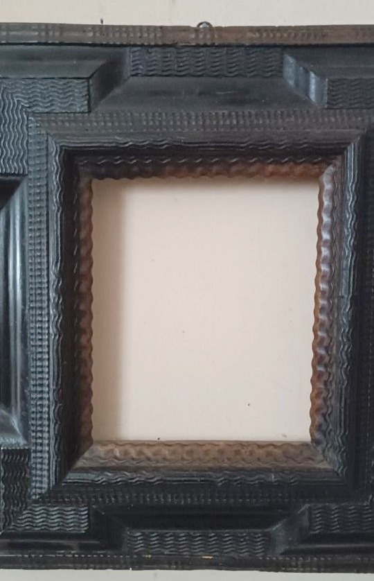Antique 17th-century Frame - Louis XIII Guilloche-photo-2