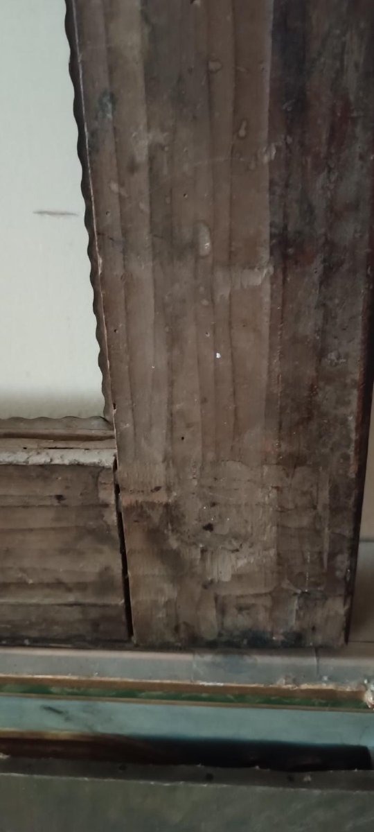 Antique 17th-century Frame - Louis XIII Guilloche-photo-6