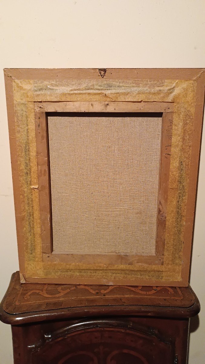 Peinture à l'Huile Ancienne Sur Toile 18ème Siècle Saint Francois Xaver-photo-1