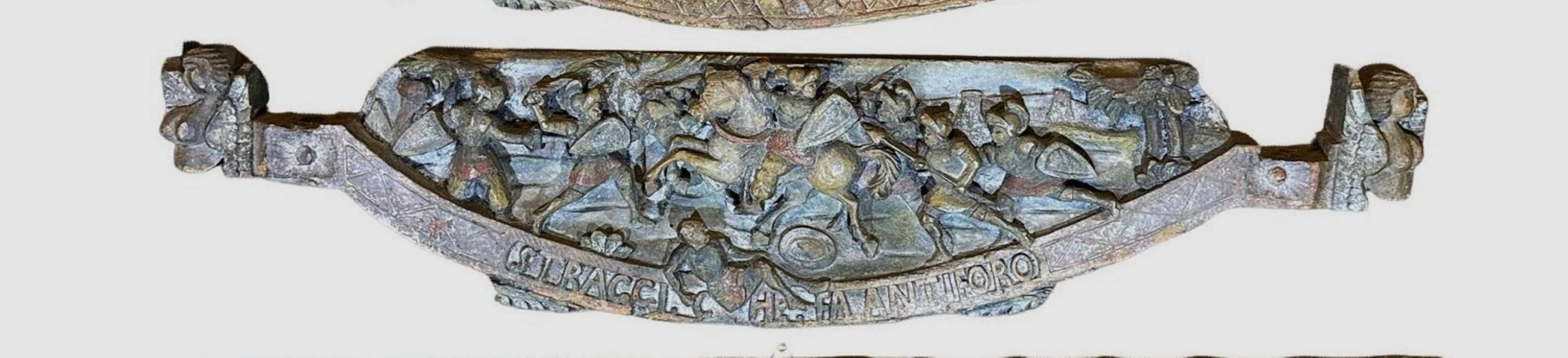 Antique Carved Fragment Of A Sicilian Cart 