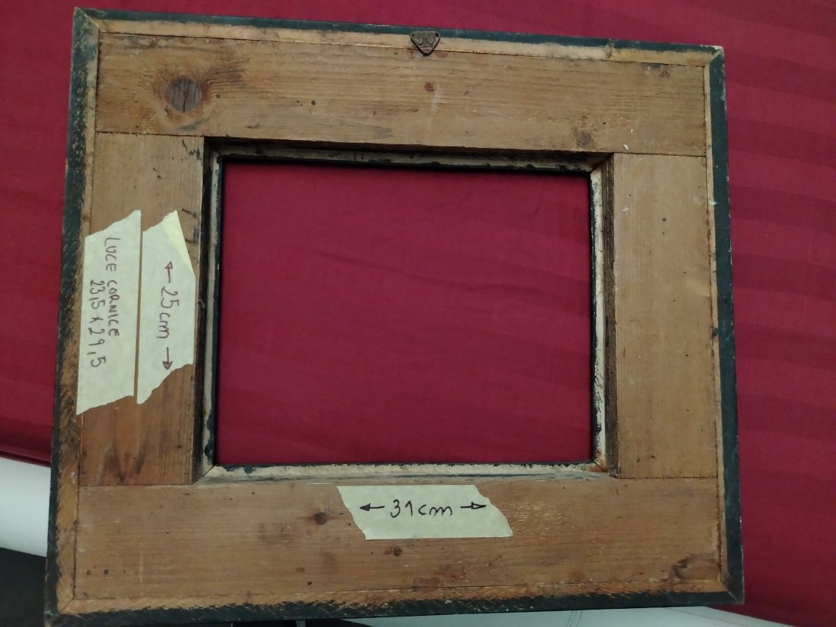 Ebony-stained Wood Guilloche, 19th Century-photo-3