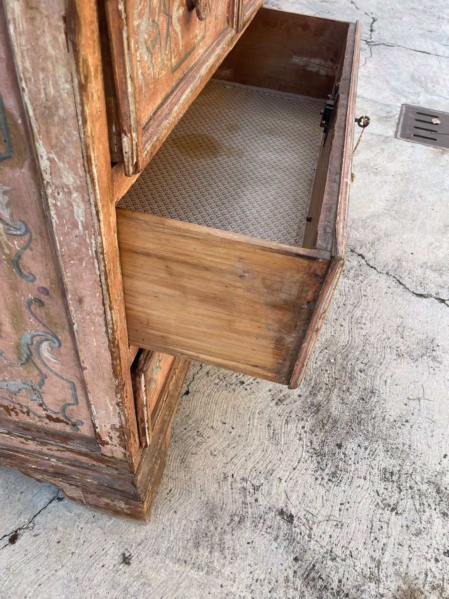 Ancienne commode en bois, Toscana XVII siecle-photo-7
