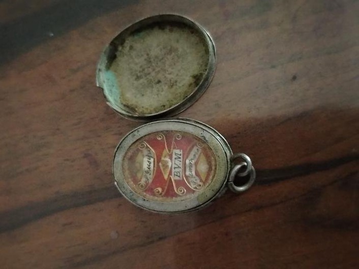Reliquaire en argent avec reliques de saint Joseph - bienheureuse Vierge Marie - saint Geminian-photo-3