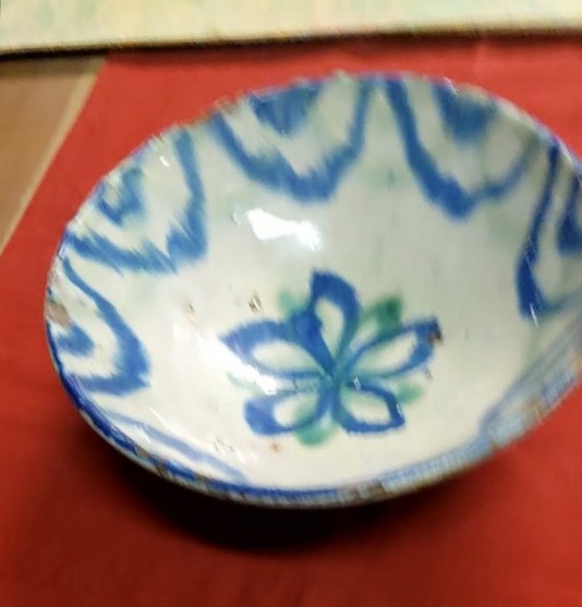 19th-century Majolica Bowl By Fajaluza-photo-1