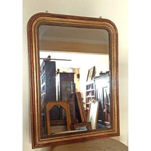 Golden Mirror Pure Gold Golden Wood Ancient France 19th Century