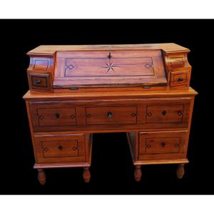 Inlaid Folding Desk From The Late 18th Century
