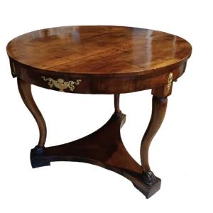 Round Empire Table From The Early 19th Century