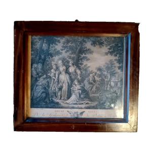 Etching "moses Saved From The Waters" By Paolo Veronese Delignon