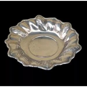 Centre De Table Italien En Argent 800 Ciselé Et Poinçonné Excellent état.
