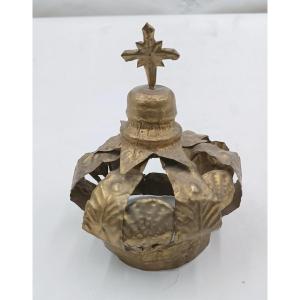 Couronne d'Art Sacré Pour Sculpture XVIIIe Siècle