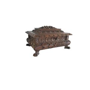Boîte Sculptée De Style Renaissance Florentine 1800