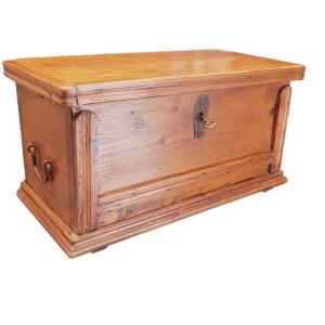 Petite Boite De Voyage En Sapin Toscane 18e Siecle