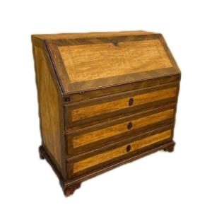 Ancienne Commode Scriban, Peinture Originale De Toscane XVIIIème