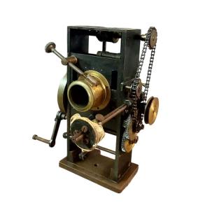 35mm Crank Film Projector With Chain Gears Early 1900s