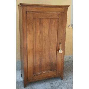 Small Antique Cabinet In Solid Walnut 19th Century Wardrobe