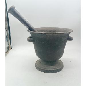 Grand Mortier De Fer XVIIIe Siècle