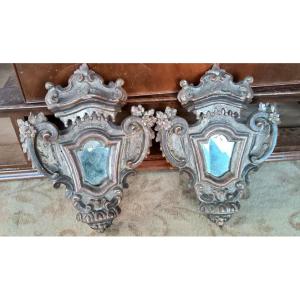 Antique Pair Of Baroque Frames - Italy, Late 17th/early 18th Century