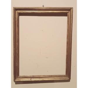 Antique Gilded And Lacquered Frame