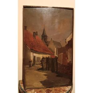 Peinture du XIXe siècle - Huile sur panneau - École européenne