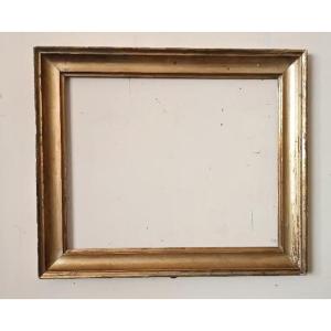 Antique Gilded Wooden Frame, First Half Of The 19th Century