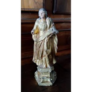 Antique Gilded Wooden Sculpture