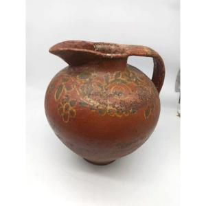 Antique Glazed Terracotta Jar, Tuscany, 17th Century, Italy